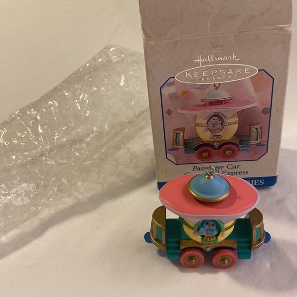 Hallmark Keepsake Ornament Vintage CottonTail Express Set of 3 Ornaments EUC - Picture 3 of 12